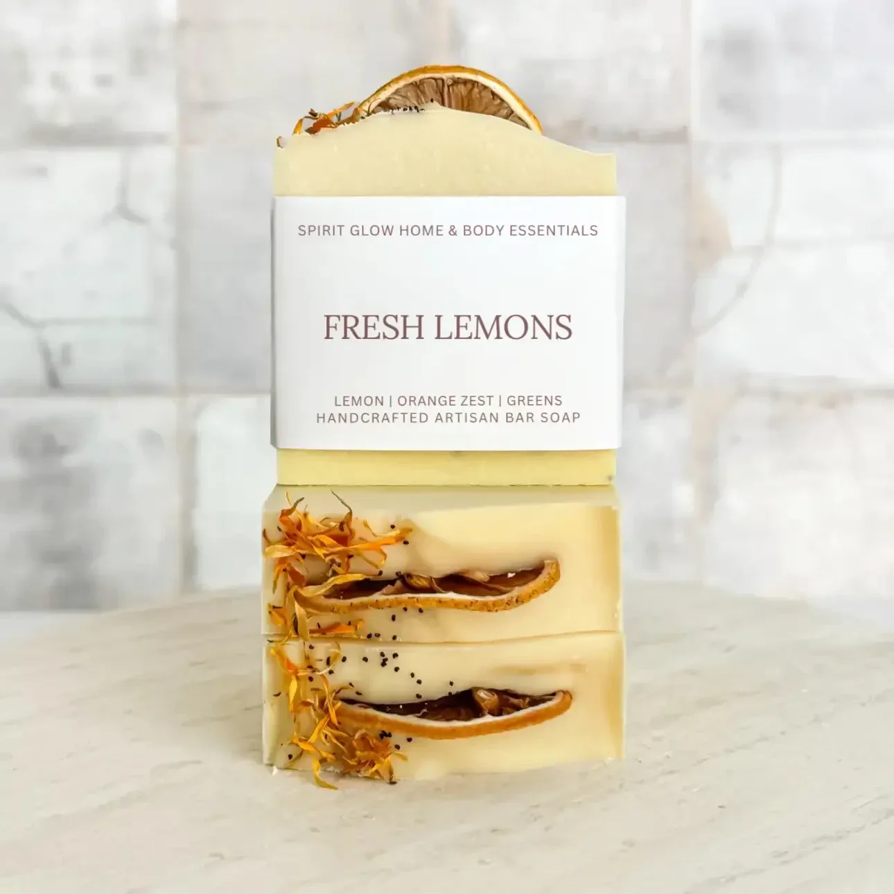 Fresh Lemons - Handcrafted Artisan Soap Bar