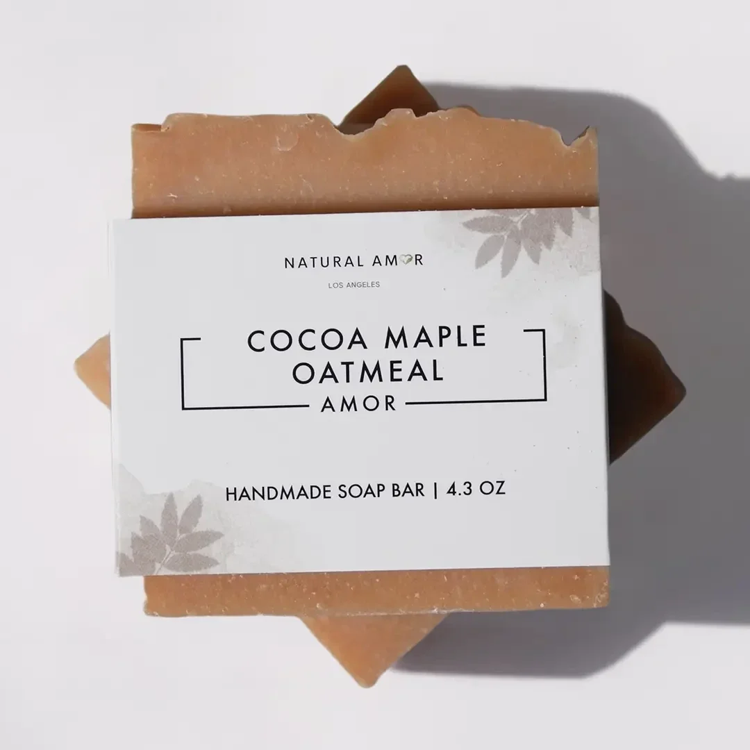 cocoa maple oatmeal Handmade Soap Bar| 100% Natural
