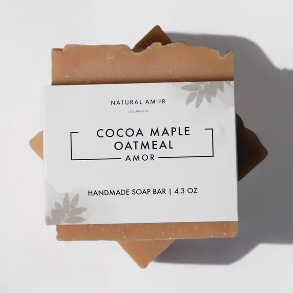 cocoa maple oatmeal Handmade Soap Bar| 100% Natural