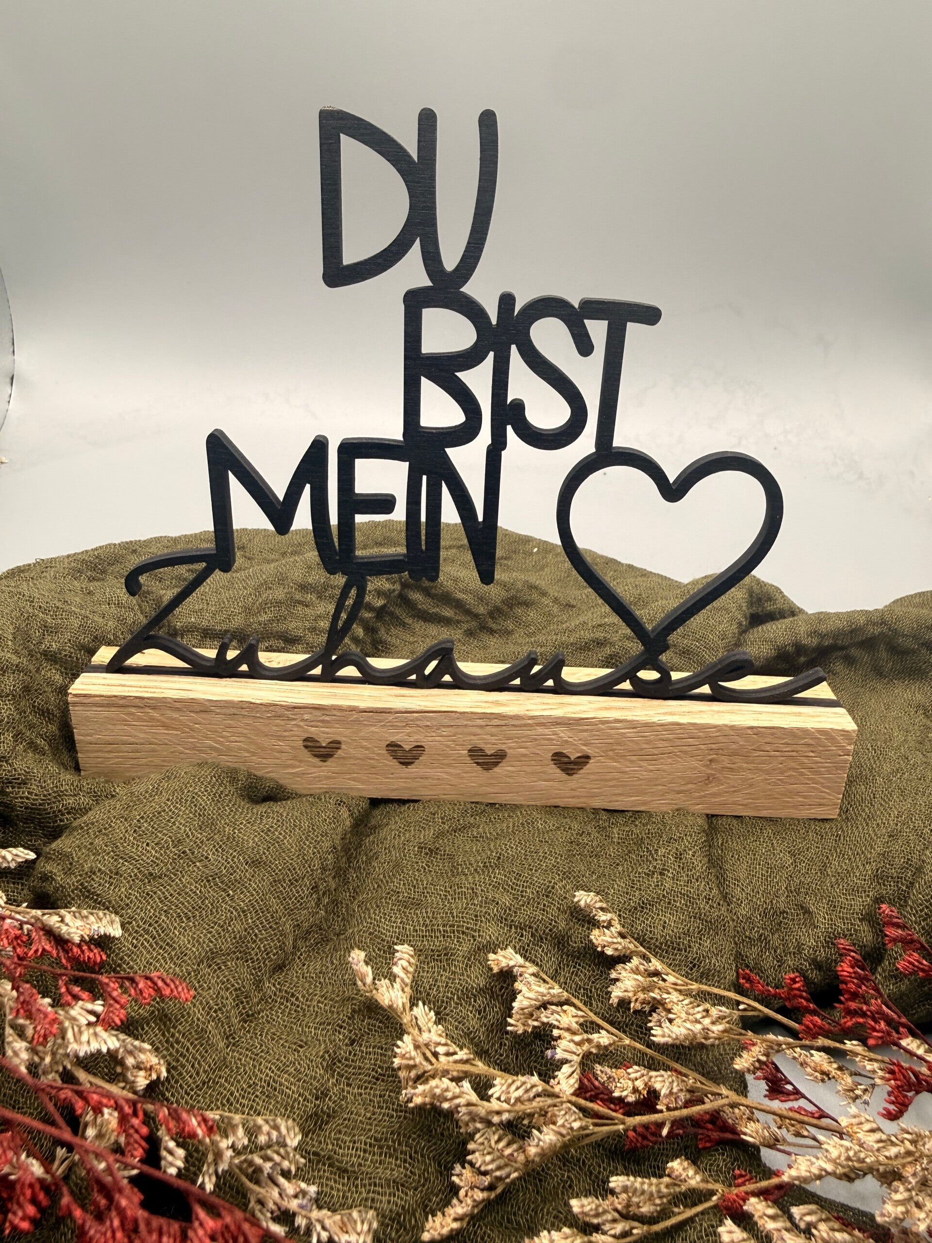 Klötzchen- Du bist mein Zuhause