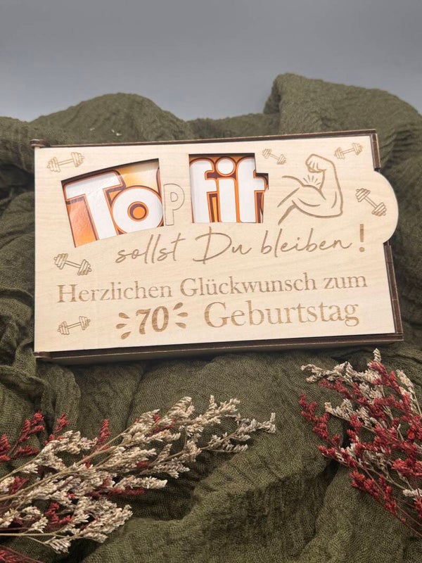 Personalisierte Holzbox für Toffifee