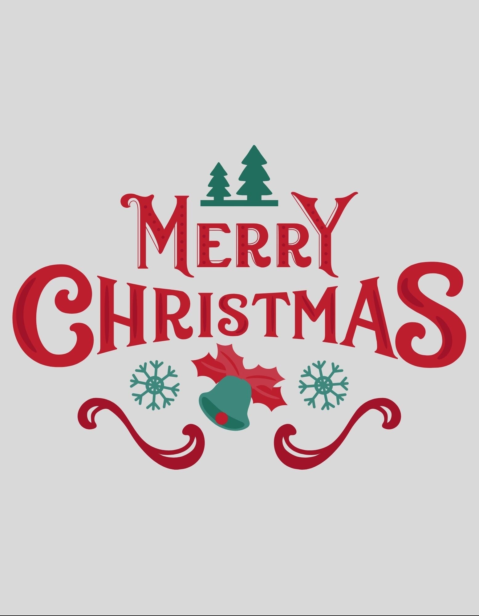 strijkapplicatie: "Merry Christmas"