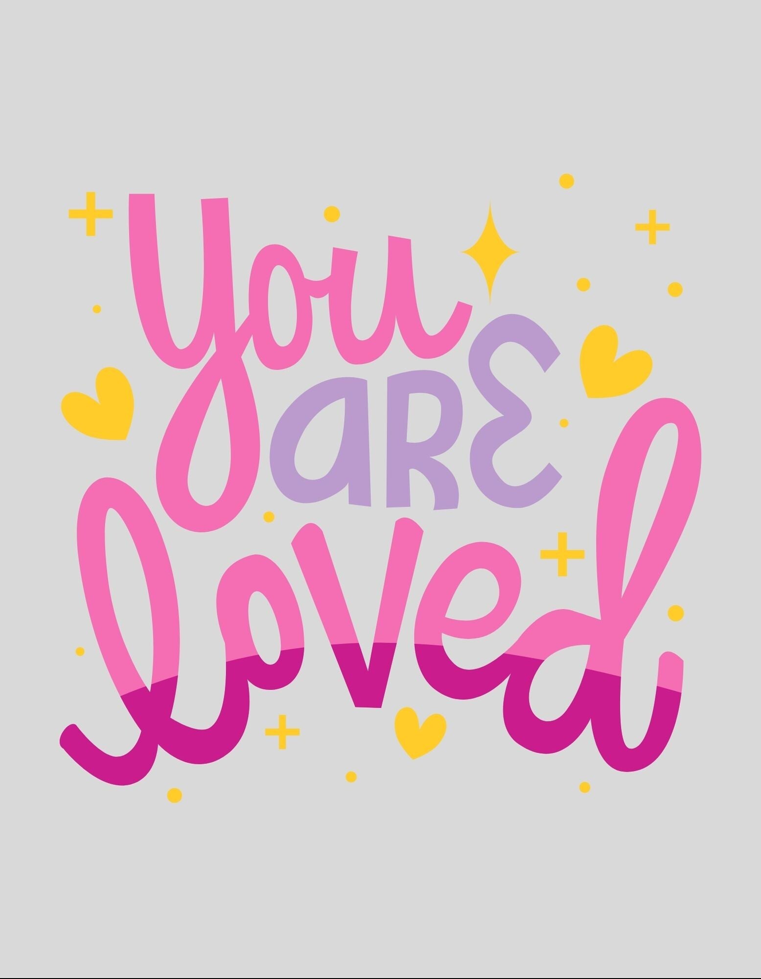 strijkapplicatie: "you are loved