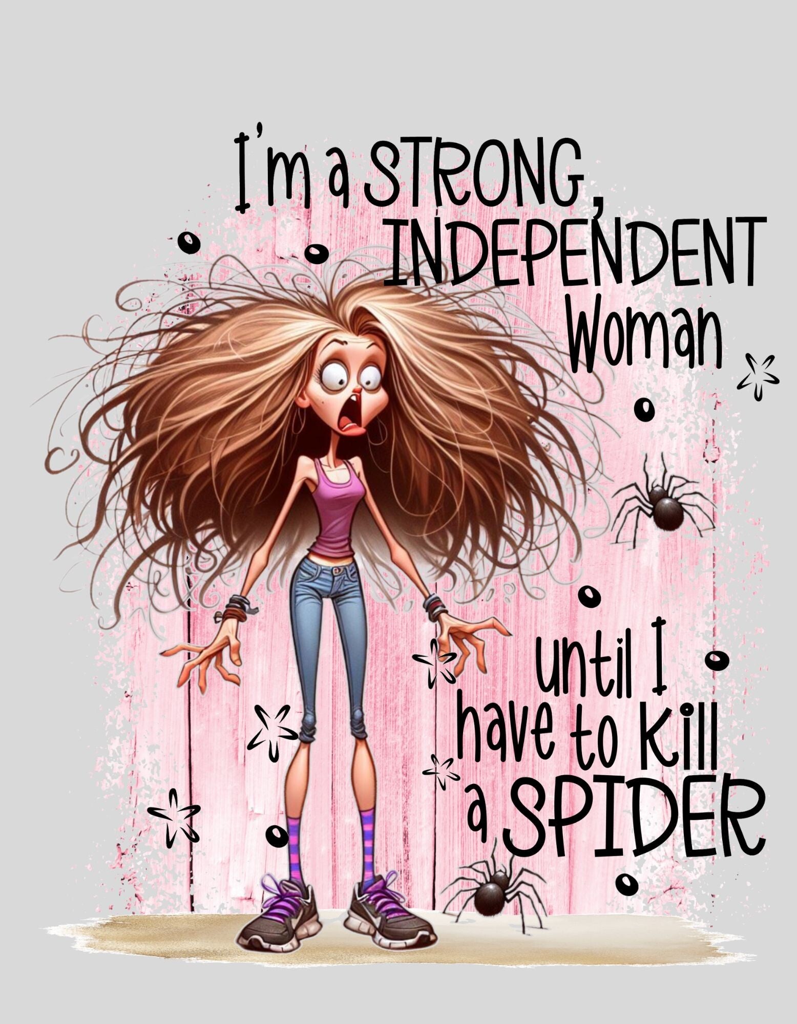 strijkapplicatie: strong independent woman