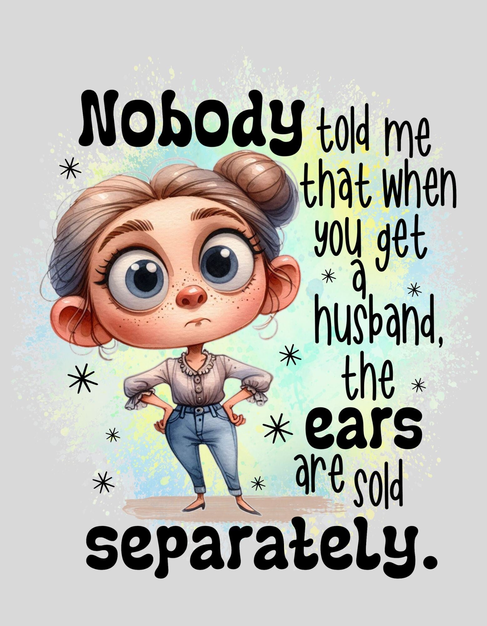 strijkapplicatie: Nobody told me that when you get a husband