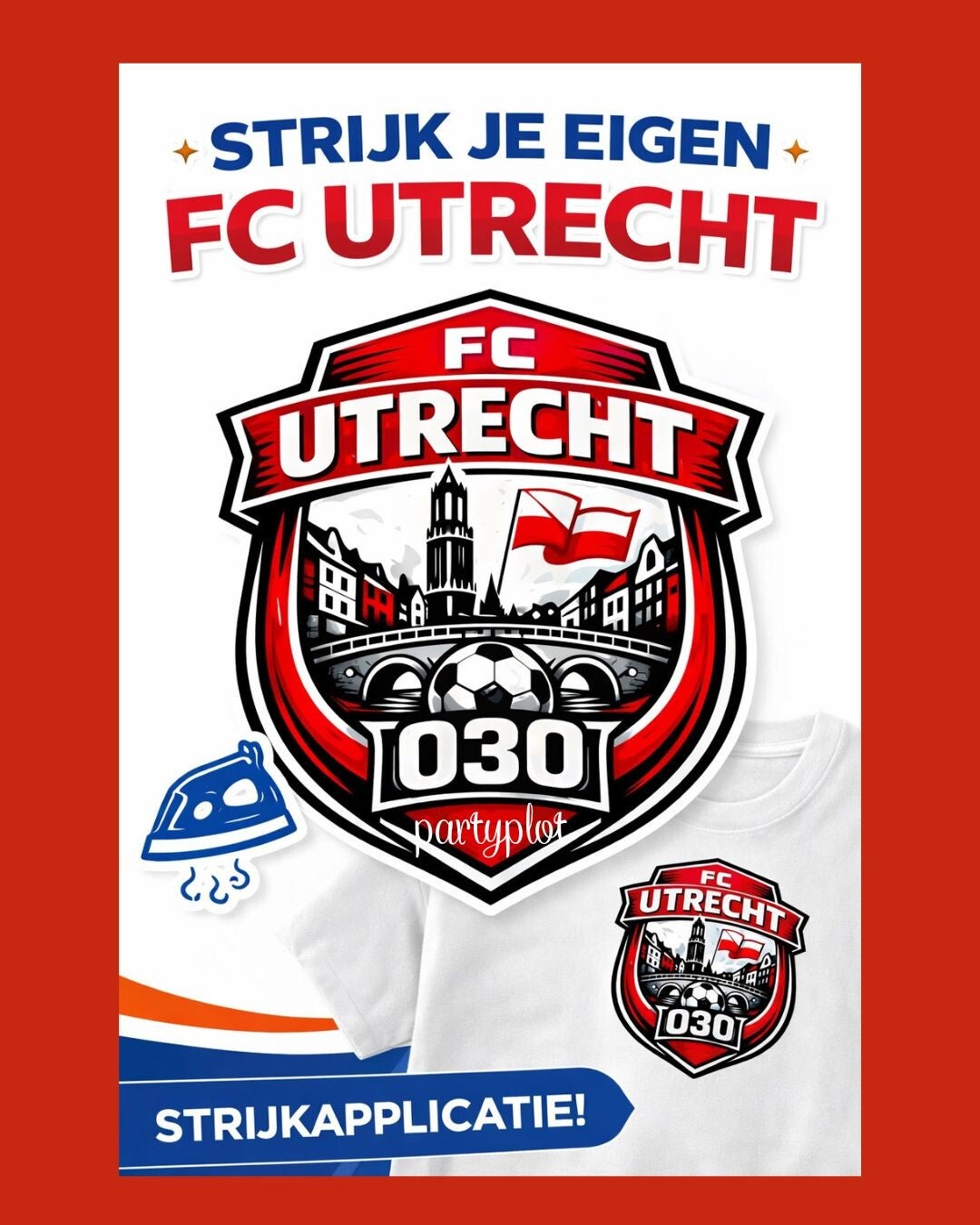 strijkapplicatie: FC utrecht 030