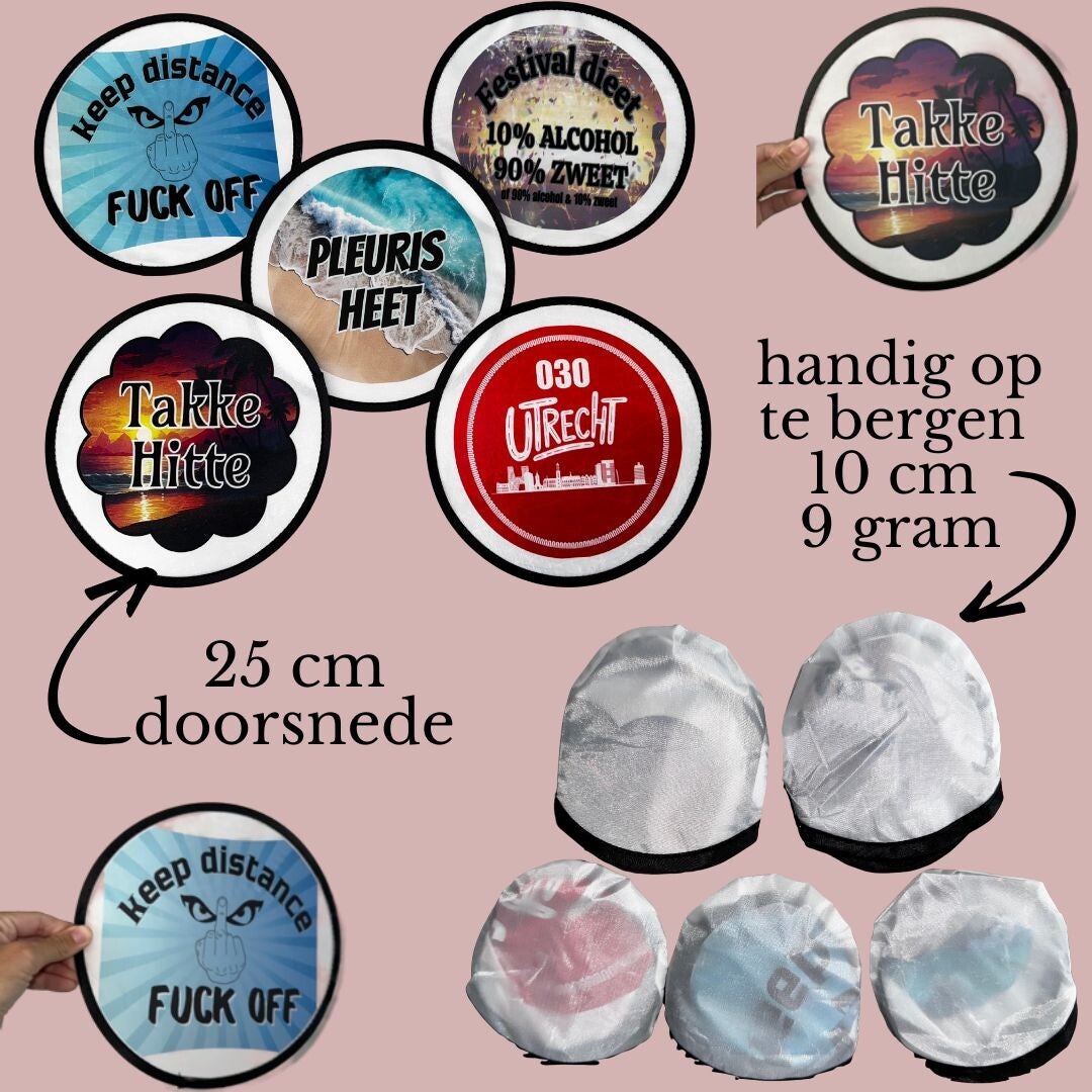 Waaier & frisbee in 1