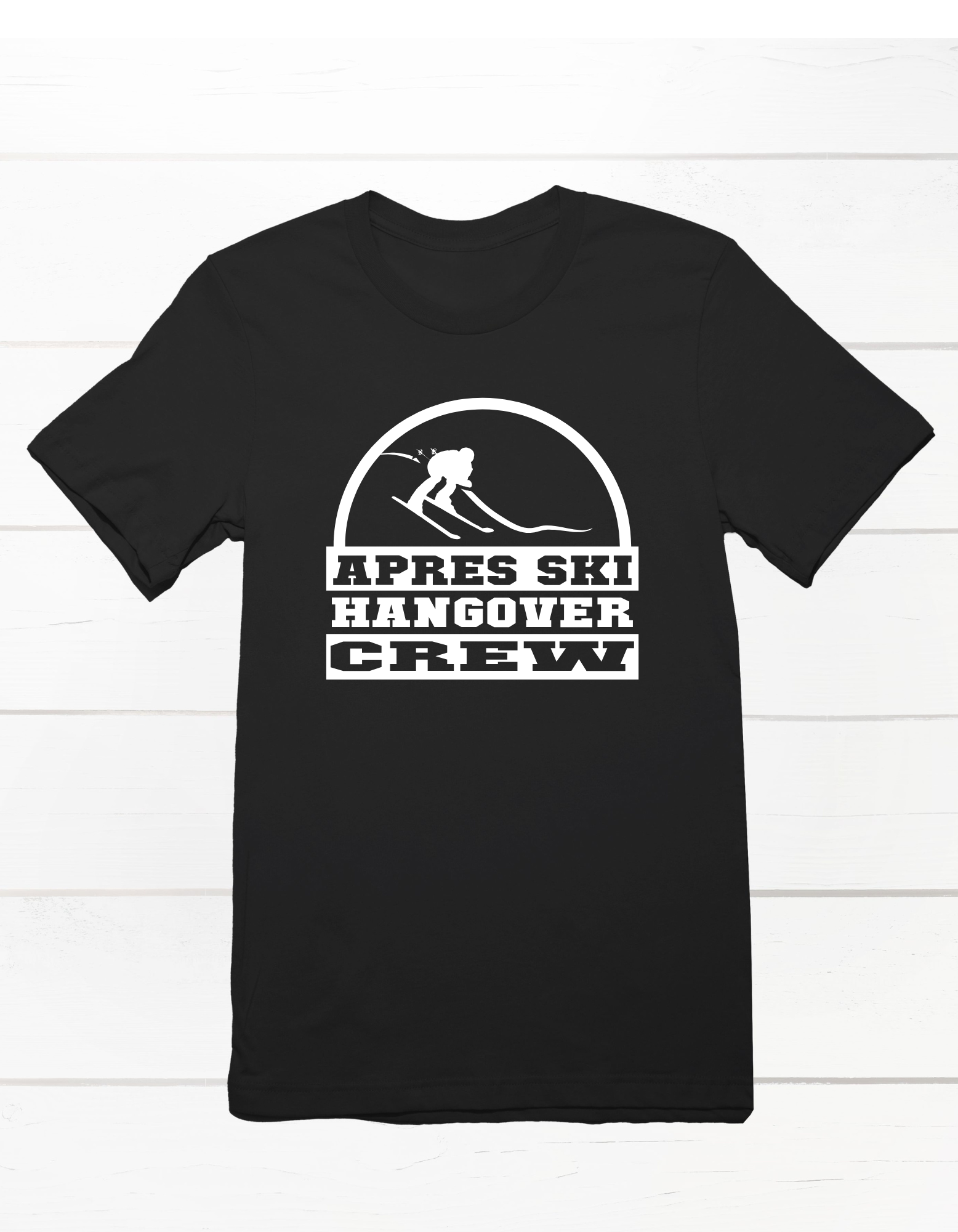 Shirt met opdruk: Apres ski hangover crew