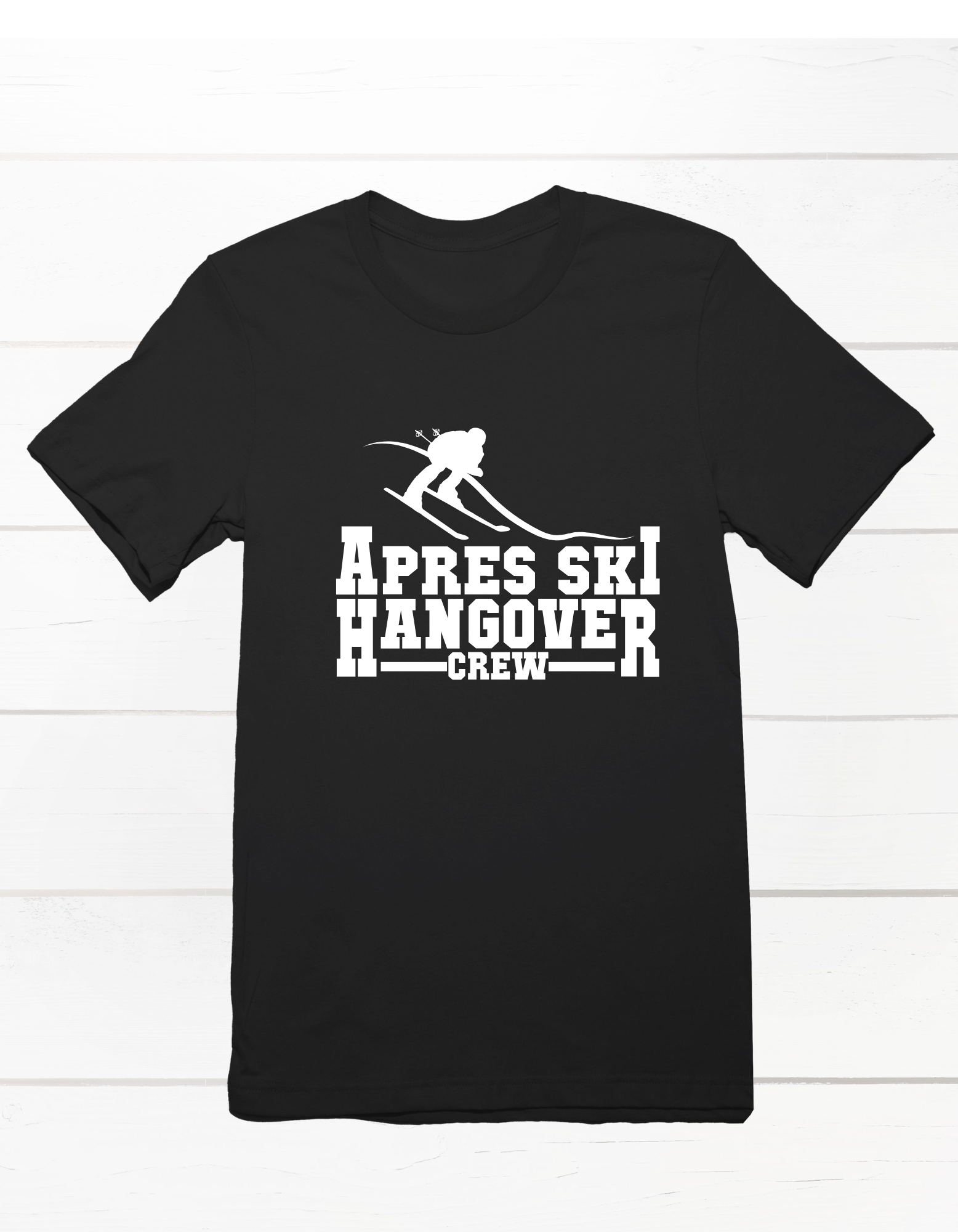 Shirt met opdruk: Apres ski hangover crew 2