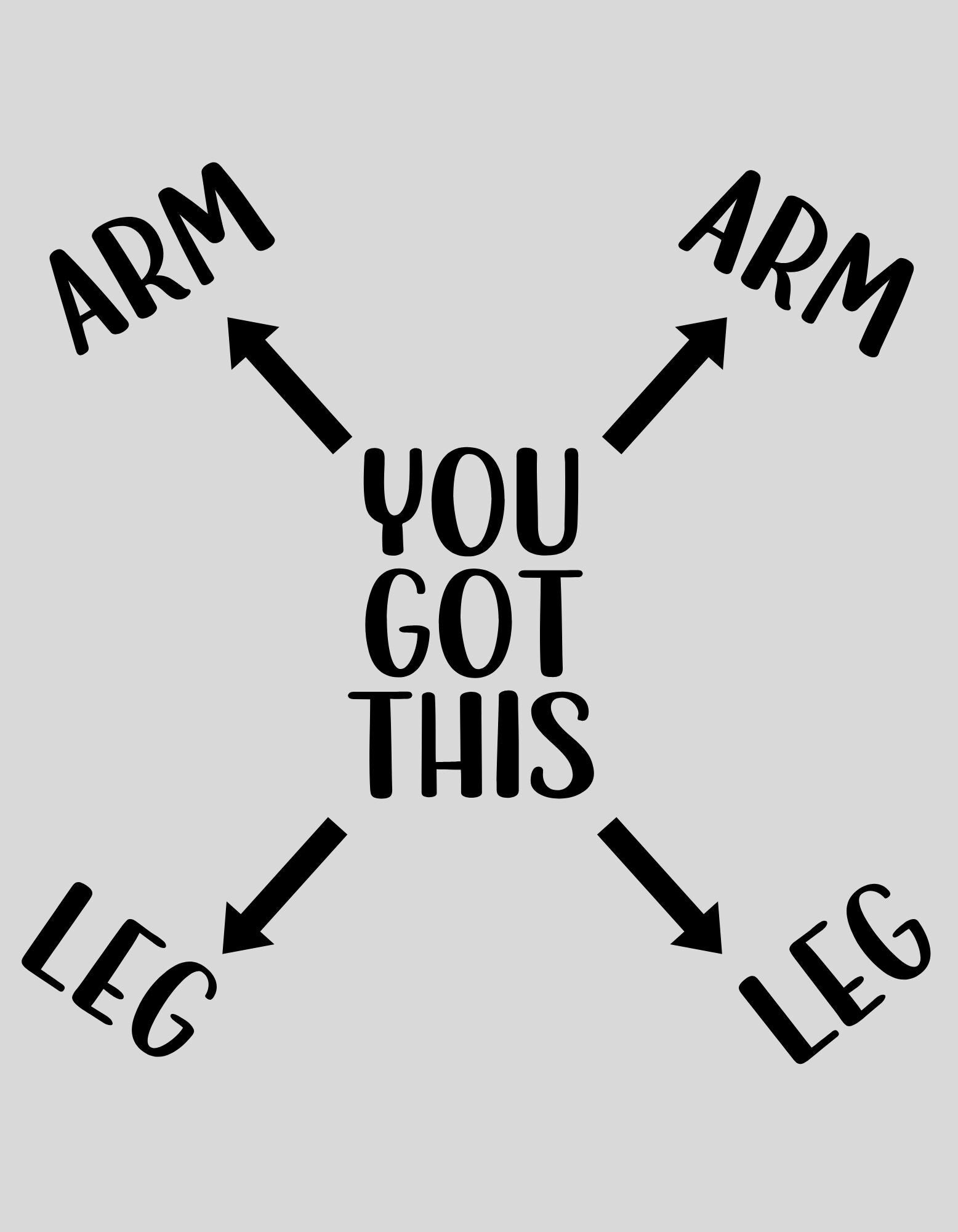 Strijkapplicatie: "you got this"