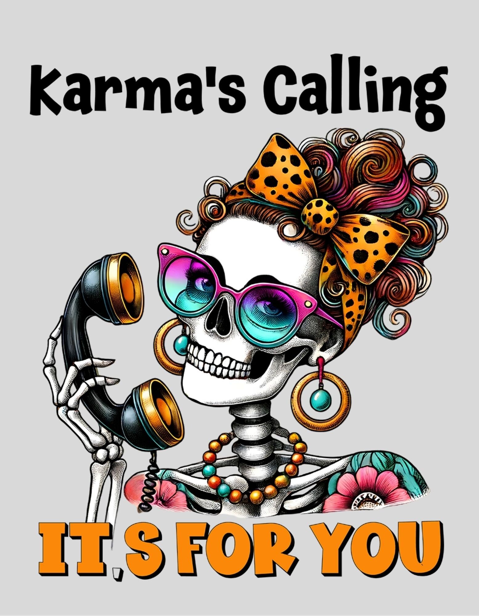 strijkapplicatie: "Karma's calling it's for you"