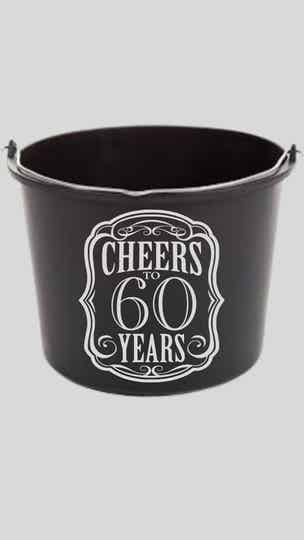 Emmer sticker: Cheers to 60/70/80 years