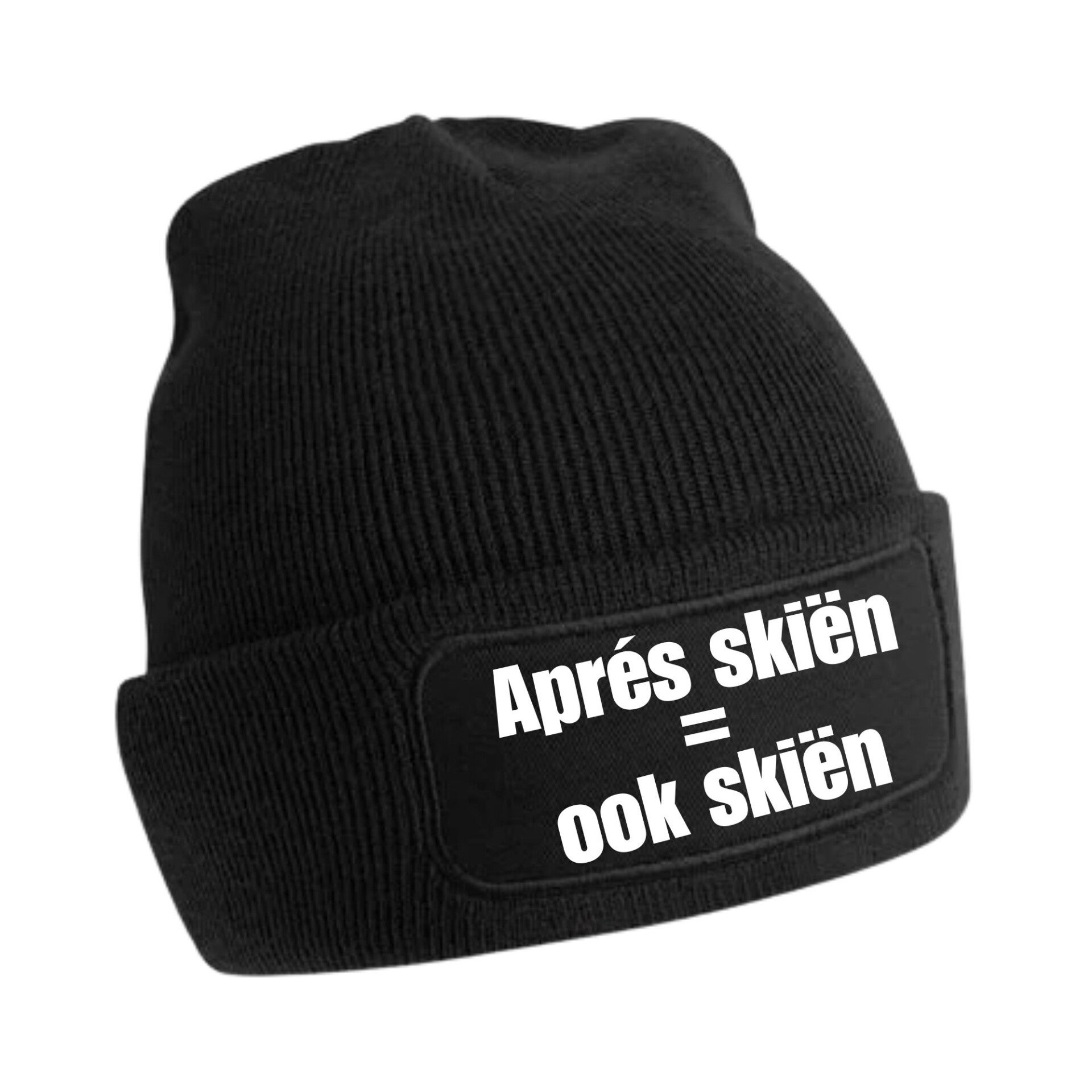 Beanie "après skiën is ook skiën"
