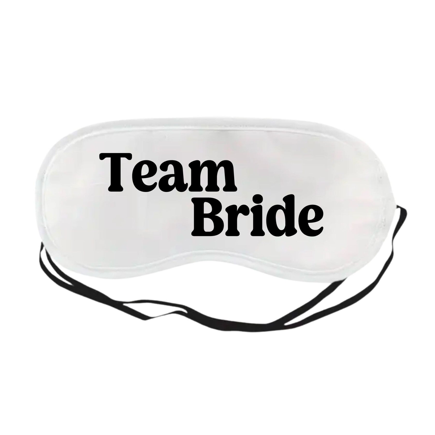 Slaapmasker: "Team Bride"