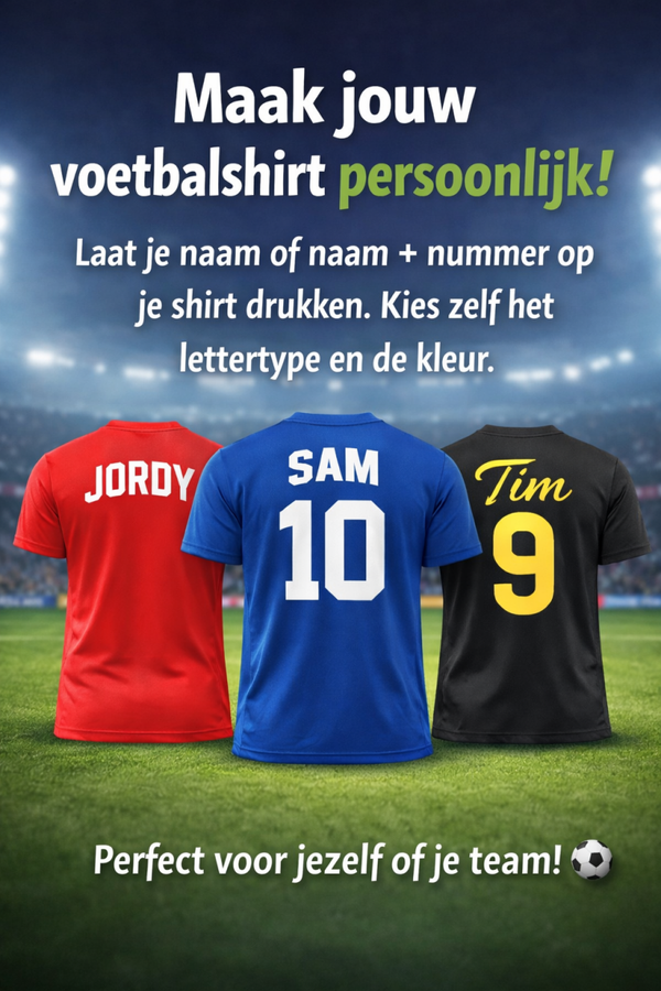 Bedrukking voetbalpakjes