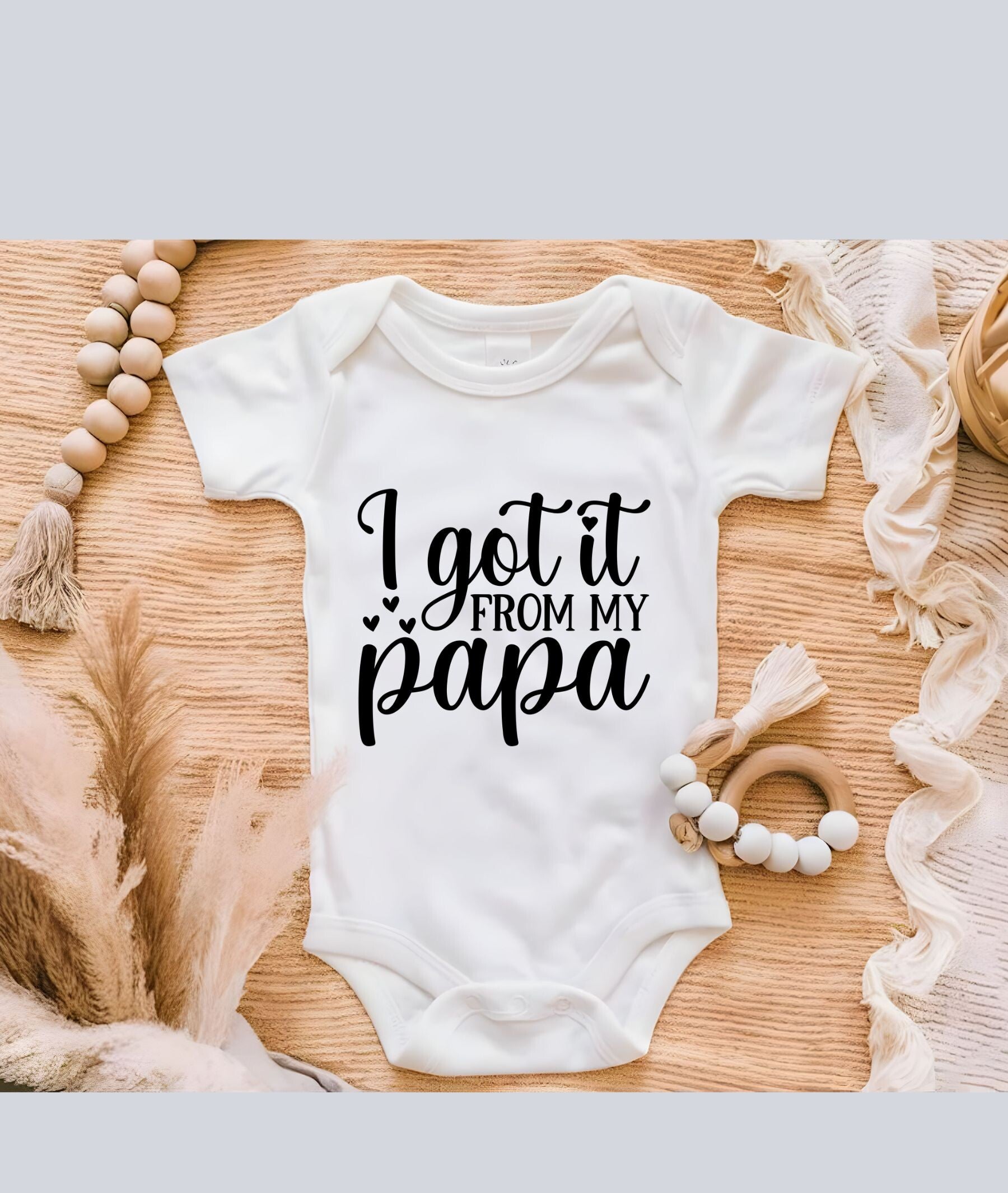 Romper: Got it from papa