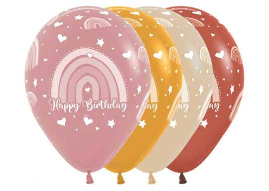 Ballonnen regen boog 5 stuks