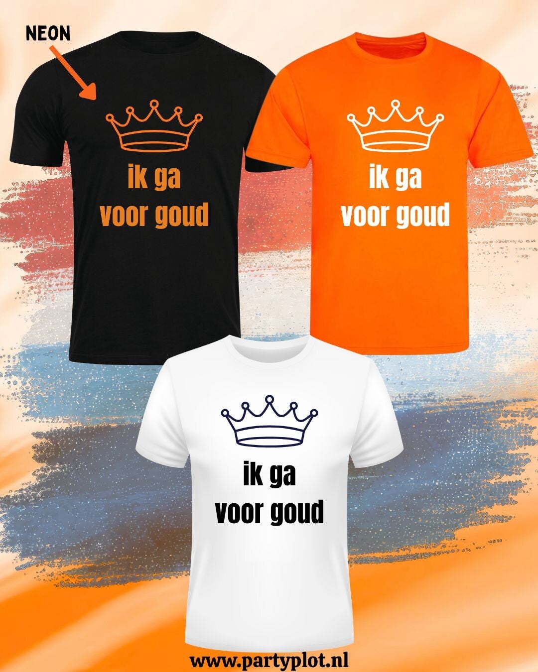 Strijkapplicatie: "ik ga voor goud"
