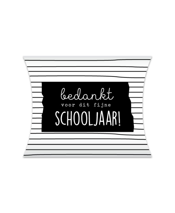 Gondeldoosje "bedankt voor dit fijne schooljaar"