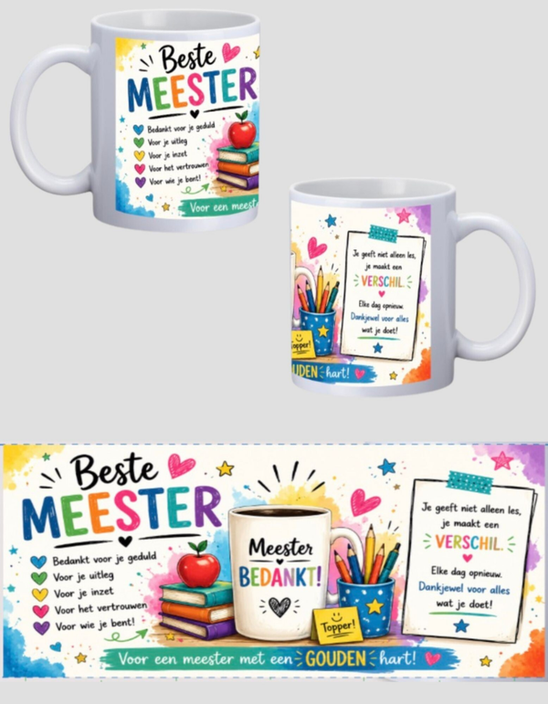 Mok "beste meester jij maakt het verschil"