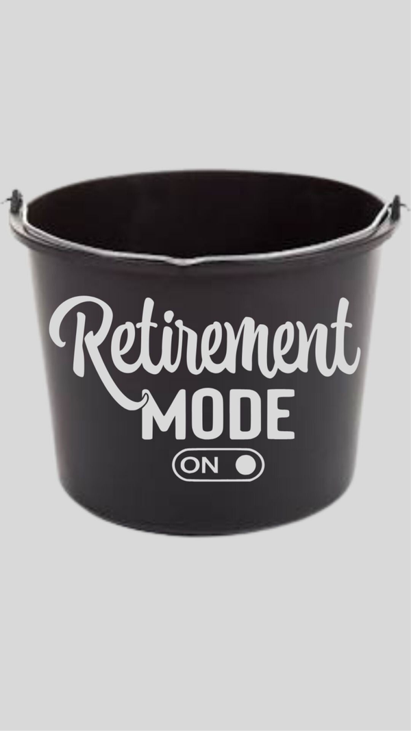 Emmer sticker: Retirement mode of pensioen modus