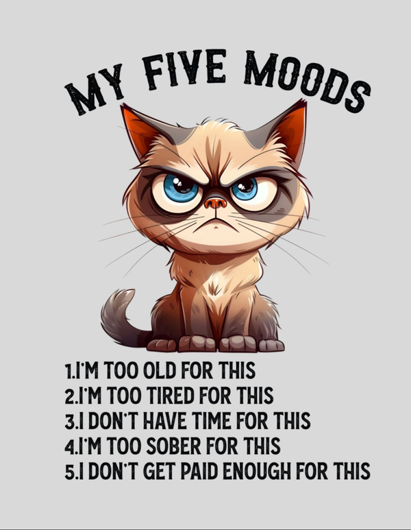 strijkapplicatie: "my five moods"