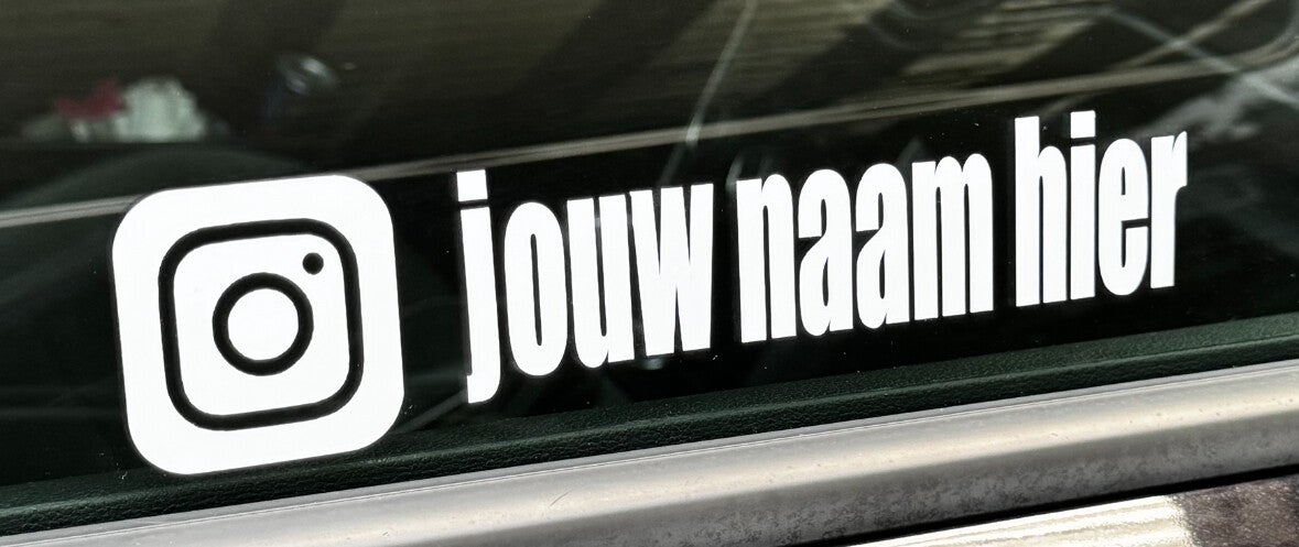 Instagram reclame sticker