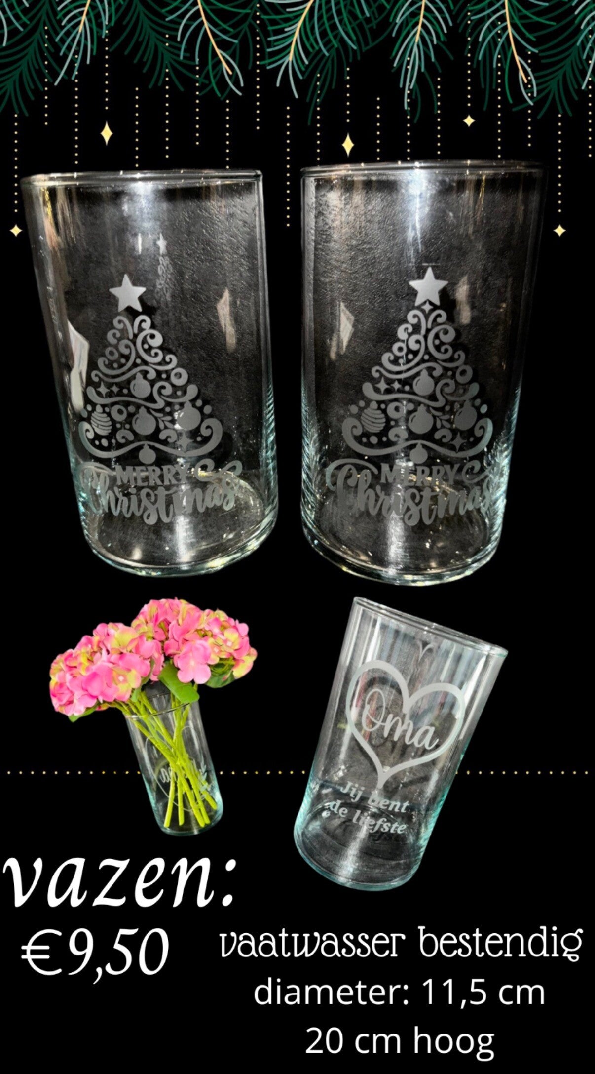 Stijlvolle Kerstvaas