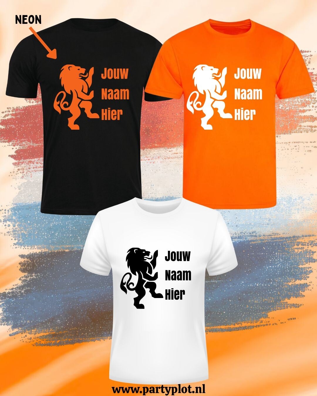 shirt kids: leeuw met jouw naam