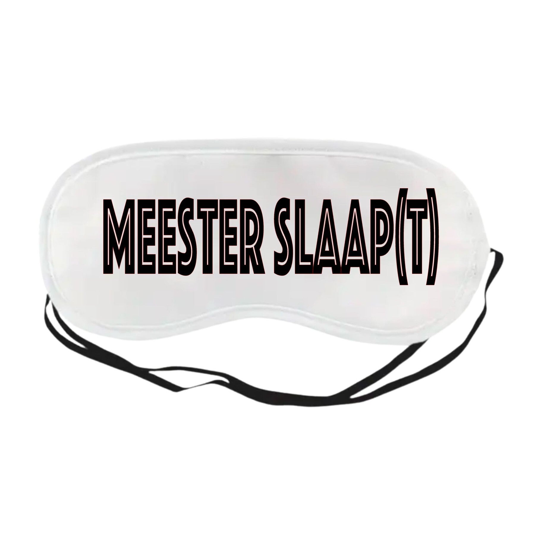 Slaapmasker: "meester slaap (t)"