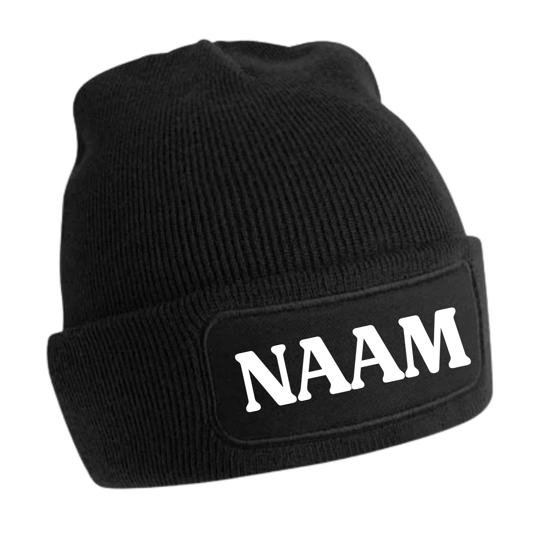 Beanie "Eigen naam"