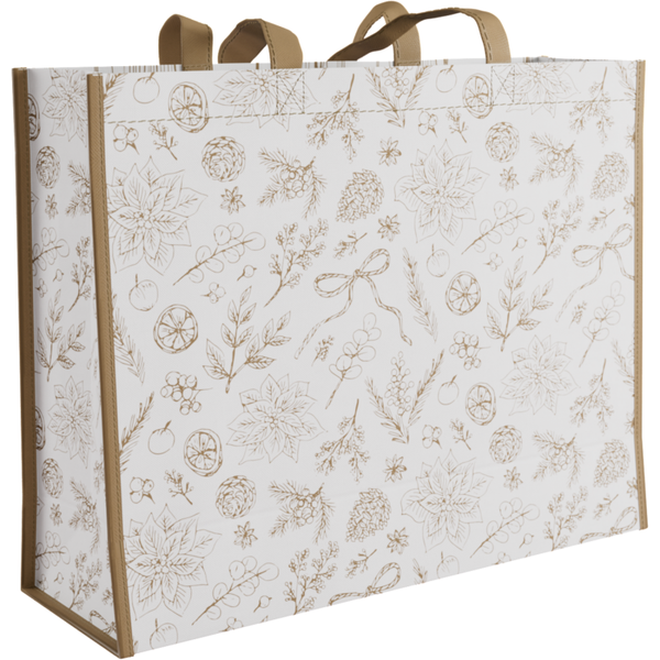 Non woven shopper "botanical" 10 stuks
