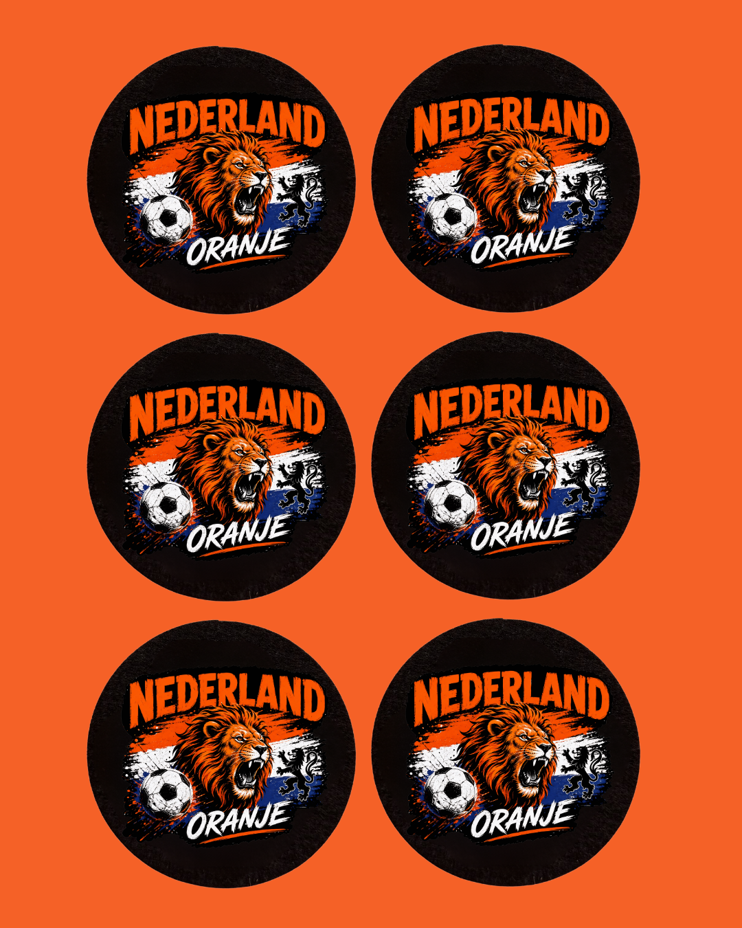 Onderzetters WK 6 stuks