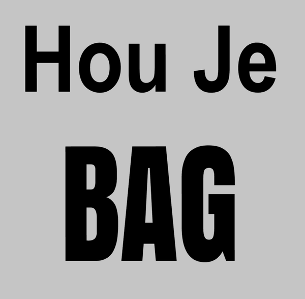 Strijkapplicatie: "hou je bag"