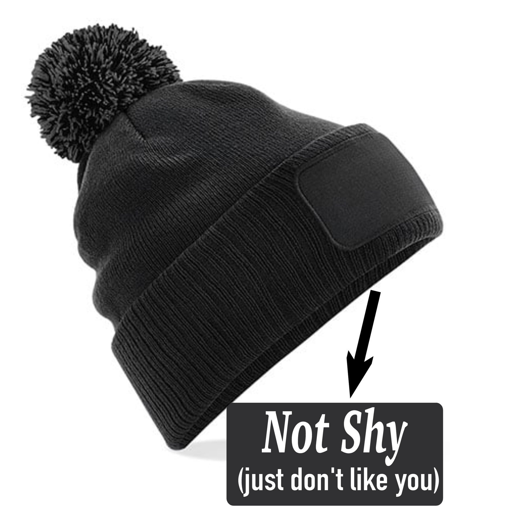 Snowstar beanie "not shy"