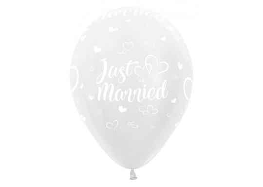 just married pearl white 5 stuks