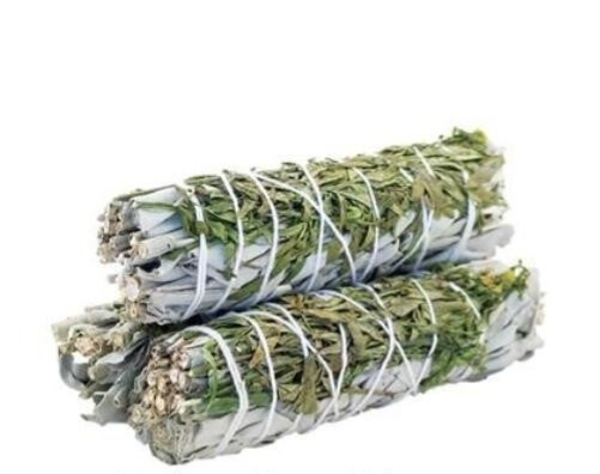 Green Tree White Sage & Ruda Rue Smudge Stick