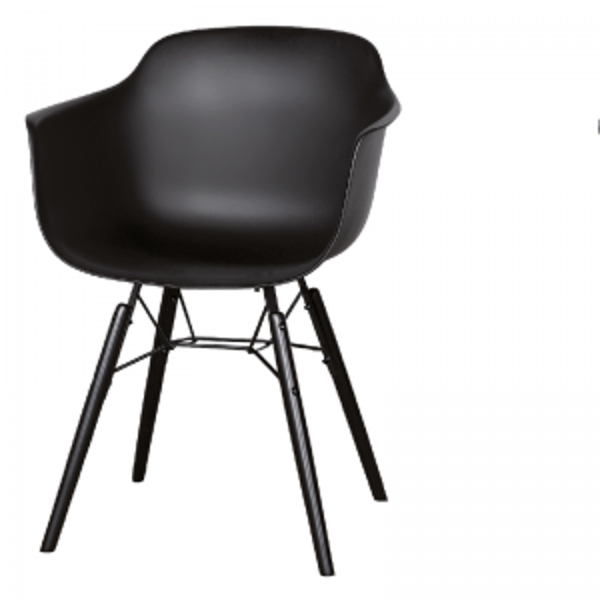 LIFESTYLE ROOSEVELT DINING CHAIR BLACK