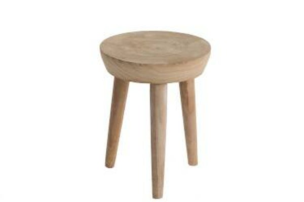 Krukje Rond Paulownia Naturel