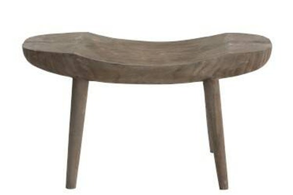 Bankje 1p Paulownia Grijs