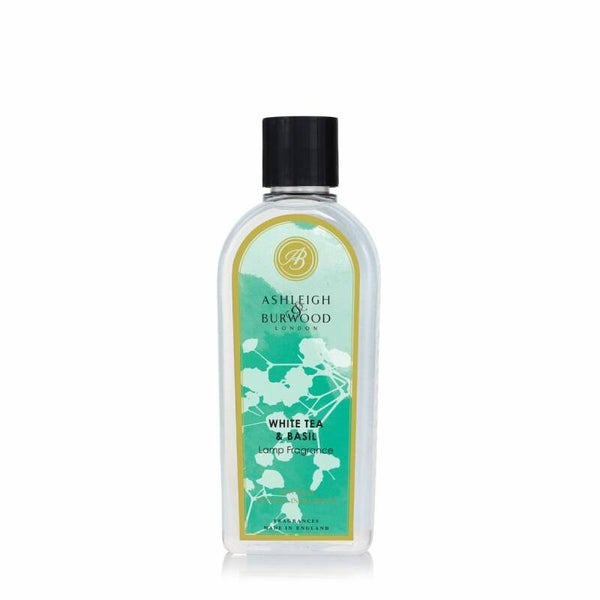 Ashleigh & Burwood LIFE IN BLOOM: LAMP FRAGRANCE - WHITE TEA & BASIL - 500ML