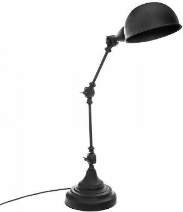 ZWARTE BUREAULAMP - TAFELLAMP ZWART - VERSTELBAAR