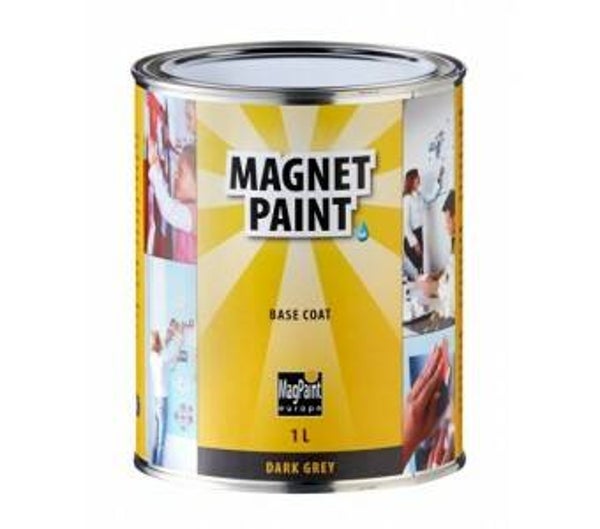 Magpaint - Magneetverf - donkergrijs - 500 ml of 1 liter 