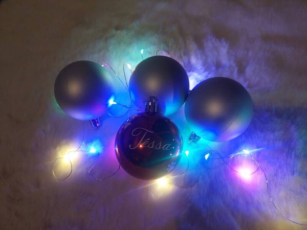 Lot de quatre boules personnaliser