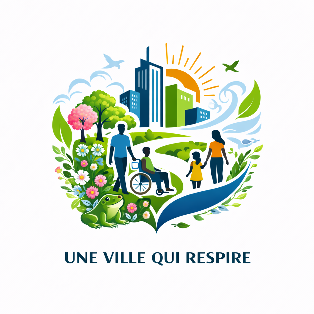 illustration d'une ville qui respire