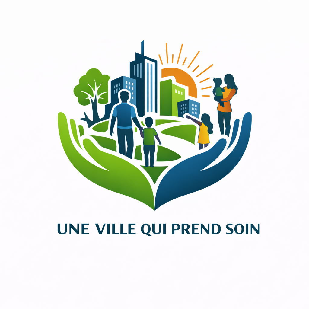 illustration d'une ville qui prend soin