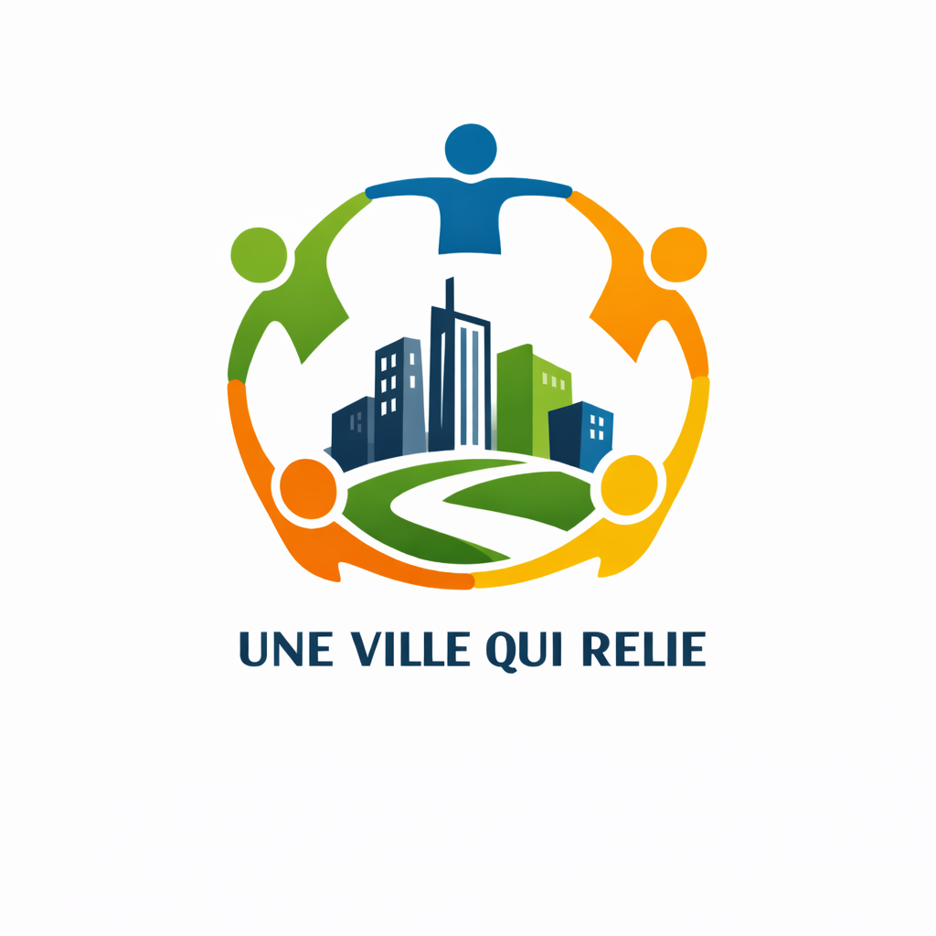 illustration d'une ville qui relie