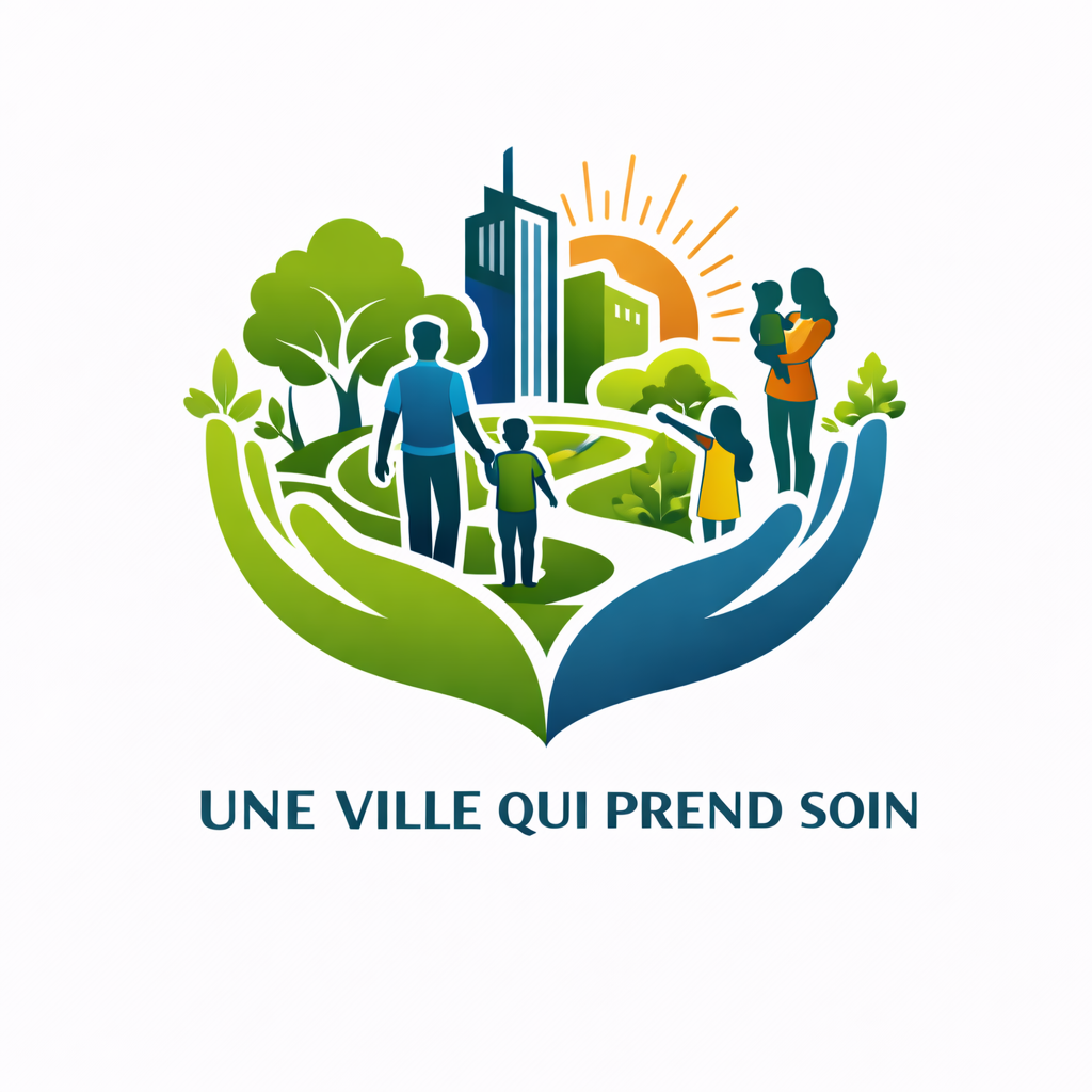 illustration d'une ville qui prend soin