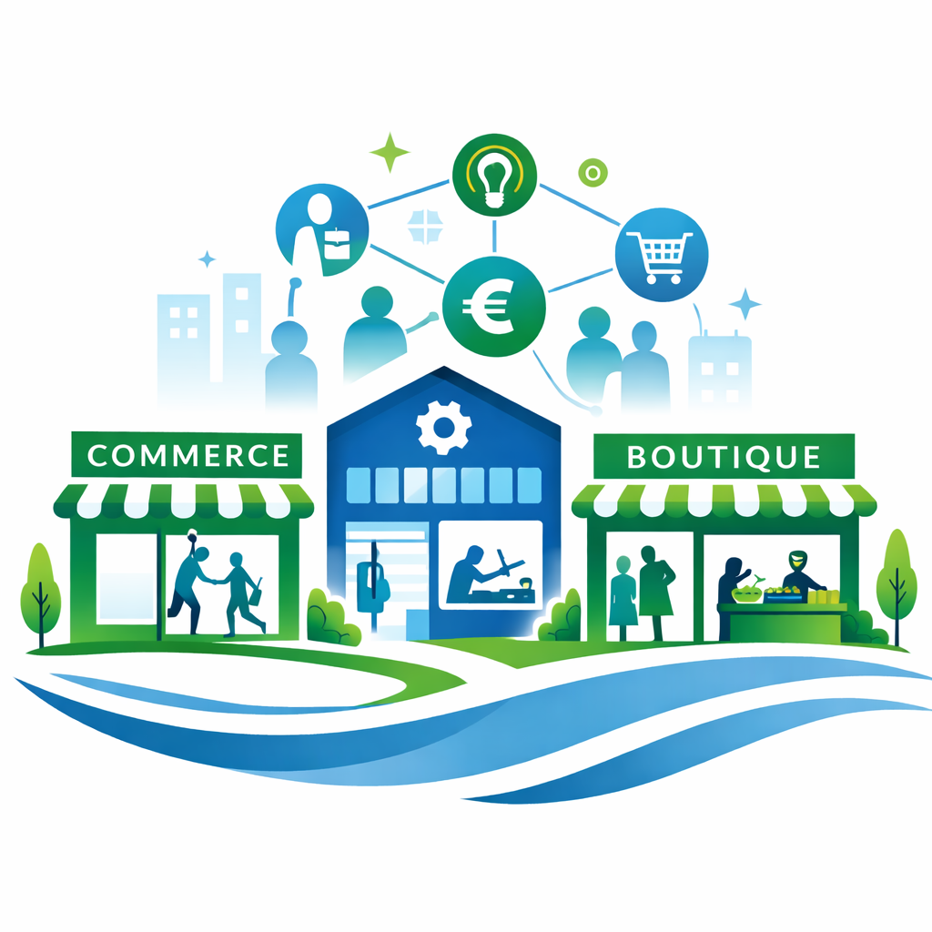 Infographie représentant le développement des actions et équipements sociaux et culturels