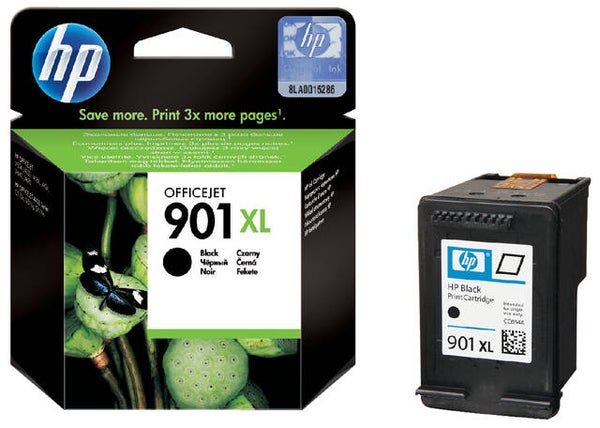 1Inktcartridge HP 901XL zwart